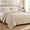 Beige-Full/Queen, variant on King Size Aqua Blue Lightweight Quilt Set with Cloud Pattern, 3 Pieces