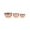 Bronze, variant on Creative Co-Op Hammered Stainless Steel Bowls - Set of 3