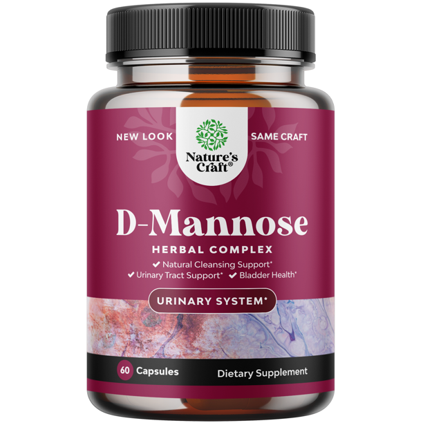 D Mannose with Cranberry Extract Capsules Nature's Craft DMannose
