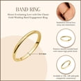 thumbnail image 3 of 10K Yellow Gold Wedding Band Ring - Size 11, 3 of 3