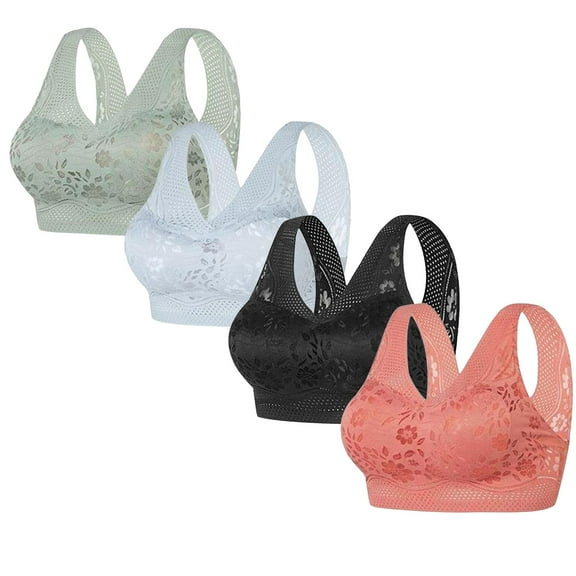 KeFaWanJu Summer Savings Clearance Full Coverage Bras for Women 40ddd Wireless Bras for Women Support Tshirt Bras for Womens Plus