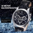 thumbnail image 2 of WLISTH P603 Reloj de cuarzo elegante y noble para hombre Reloj de pulsera informal de nego Abanopi Mirar, 2 of 5