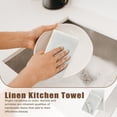 thumbnail image 3 of Eastrpupira 2 Pack Linen Kitchen Towels, 18x28 Inch 100% Pure Linen Tea Towels for Kitchen, Extra Soft Quick Dry for Dish Towels Hand Towels, 3 of 7