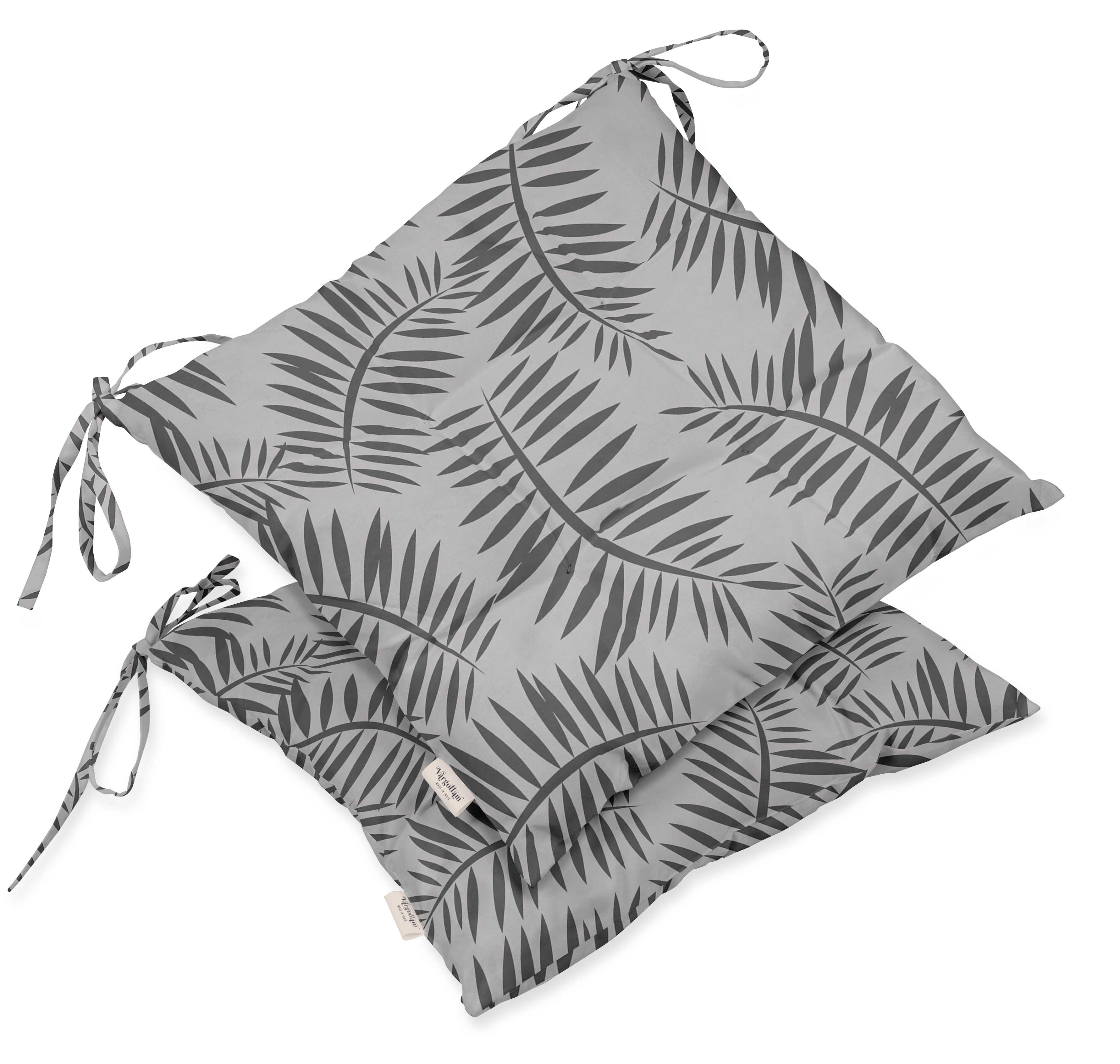 Vargottam Indoor/Outdoor Tufted Printed Square Seat Patio Cushion Set