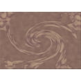 thumbnail image 1 of Ahgly Company Indoor Rectangle Patterned Chestnut Brown Area Rugs, 4' x 6', 1 of 1