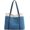 Blue, variant on JUYGO Shoulder Bag for Women Large Capacity Handbag Casual Tote Bag Laptop Satchel Canvas Purse