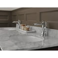 thumbnail image 7 of Delta Cassidy Single Handle Channel Spout Bathroom Faucet with Metal Drain Assembly in Polished Nickel 598LF-PNMPU, 7 of 7