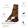 thumbnail image 3 of Balery Autumn Pumpkin Leaves Print Towels - Luxurious Jumbo Bath Sheet - Highly Absorbent and Quick Dry Extra Large Bath Towel - Super Soft Hotel Quality Towel-31.5"x63", 3 of 8