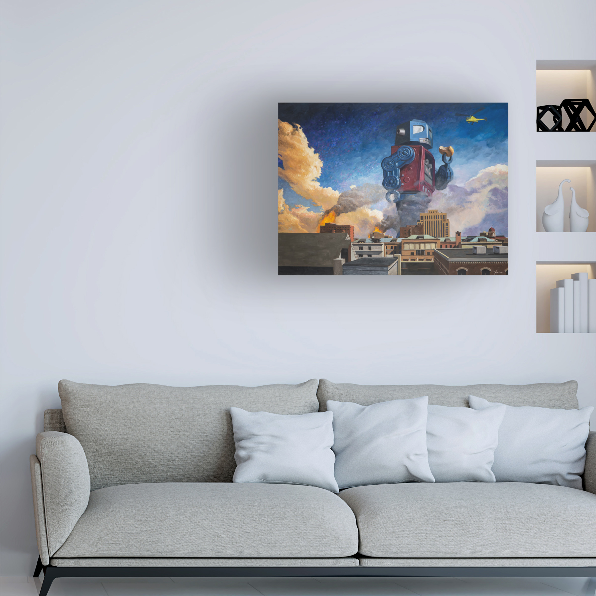 Eric Joyner 'Lunchbreak' Canvas Art