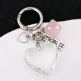 thumbnail image 4 of Korea Y2K Red Heart Shaped Fashion Dice Glass Crystal Keychain Phone Valentine's Day Gifts Backpack Keyring Accessories, 4 of 7