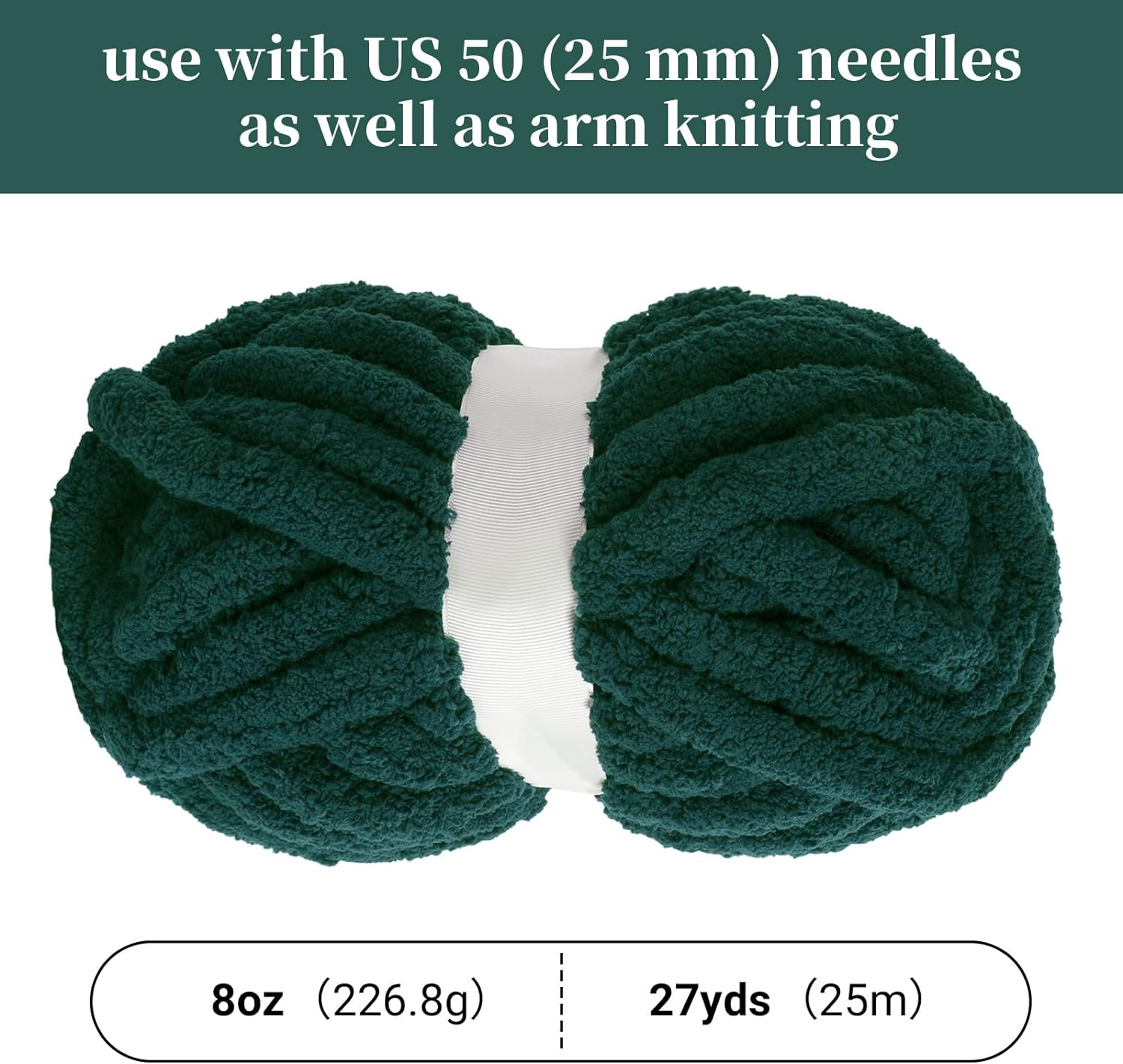8Pcs Chunky Chenille Yarn for Crocheting & Knitting, 27yds 8 oz Each Skein Soft Fluffy Kitting Yarn Set, Thick Velvet Plush Yarn for Handcrafts Weaving Making Blankets