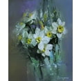 thumbnail image 2 of Rogozina, Svetlana 12x14 Gold Ornate Wood Framed with Double Matting Museum Art Print Titled - Daffodils, 2 of 4