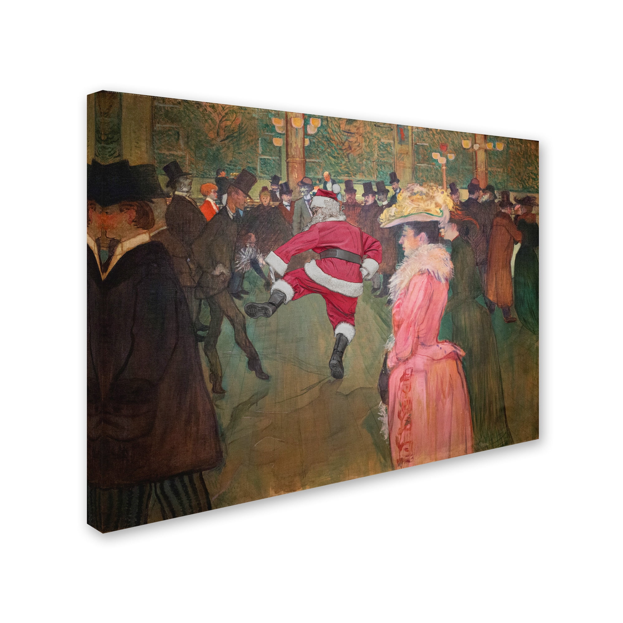 Trademark Fine Art 'Lautrec-At The Moulin Rouge' Canvas Art by Ed Wheeler