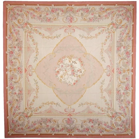 Aubusson Area - Pasargad Aubusson Hand-Woven New Zealand Wool Area Rug