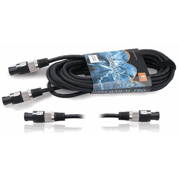 Technical Pro Speakon to Speakon Speaker Cables 50 feet