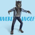 thumbnail image 2 of Joyfy Werewolf Halloween Costume Set for Kids, with Mask, Wolf Cosplay Costume for Boys, Halloween Dress-Up, 2 of 7