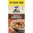 thumbnail image 4 of Quaker Maple & Brown Sugar Flavor Instant Oatmeal, 1.51 oz 20 Packets, 4 of 5