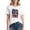 a1000_White, variant on Goodtrade8 Womens Short Sleeve Shirts Summer Fourth of July Pullover Casual USA Years Anniversary Red White and Blue Independence Day Crew Neck Patriotic Shirts for Women Graphic