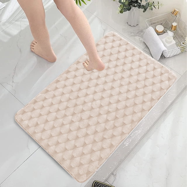 TIMIFIS Bathroom Rugs Mat Entry Mat Entry Mat Absorbent Mat for The Home Bathroom Carpet Bath Mat