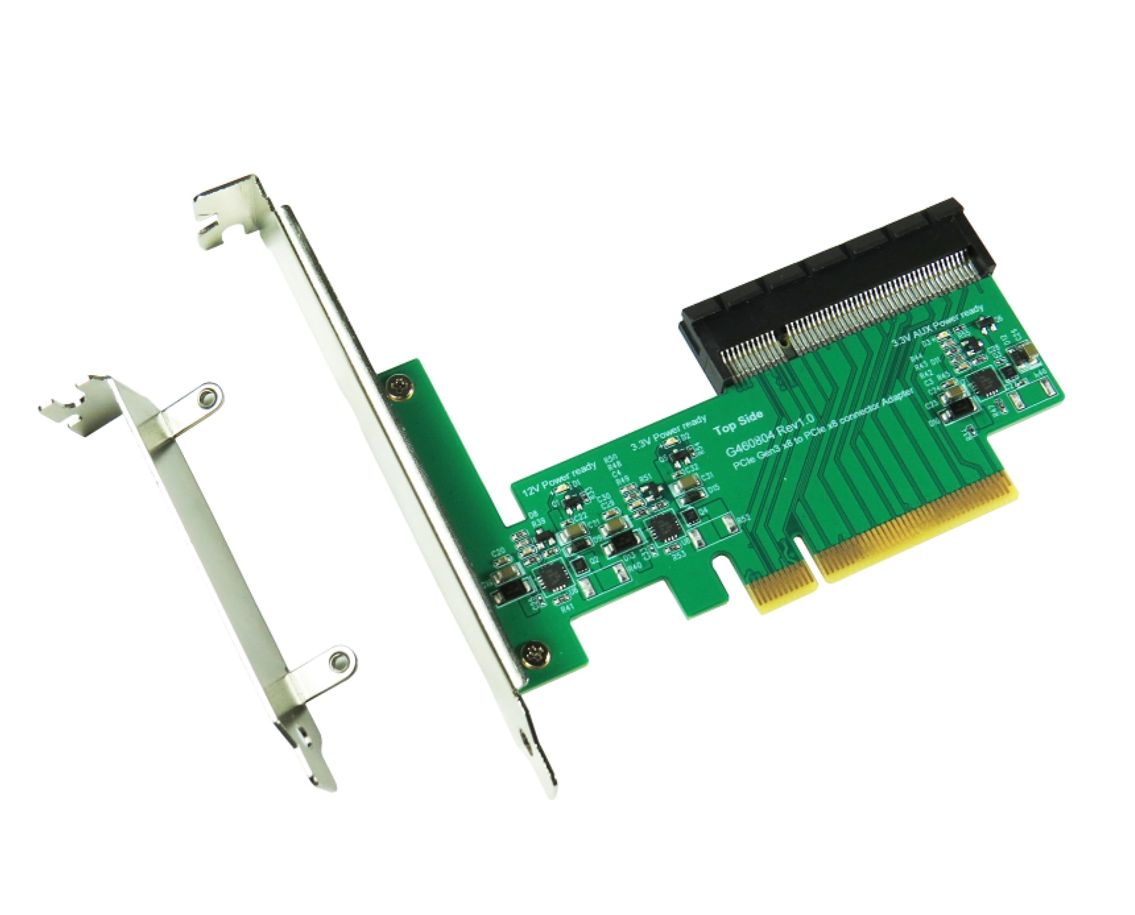 PCIE X8 Golden Finger to PCIE X8 Slot Adapter