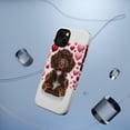 thumbnail image 5 of DistinctInk MagSafe Tough Case for Apple iPhone 14 Plus (6.7" Screen) - Valentine's Day American Water Spaniel Puppy - Slim Profile Design, 5 of 6