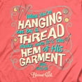 thumbnail image 3 of Blessed Girl Womens T-Shirt Hanging By A Thread, 3 of 6