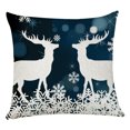 thumbnail image 1 of Funda De Almohada De Algodón Y Lino Christmas Elk Wmkox8yii HFSH4092, 1 of 4
