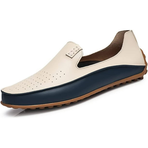 Xishao Mocasines Casuales para Hombre, cómodos, Ligeros, elásticos Blanco 26.0 cm Blanco 26.0 cm Xishao ropa