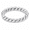 Silver, variant on Unisex Stainless Steel Twisted Rope Ring, Rounded Spiral Textured Band, Sculpted Full-Circle Profile, Sizes 5-12, for Work, Dinner and Casual Outings, Birthday Gift