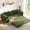 Green + Foam + 2 Seat, variant on 76" Folding Convertible Sofa Bed, Space Saving for Apartment & Guest Room,Green