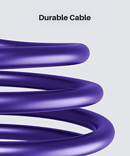 GearIT XLR to XLR Microphone Cable (100 Feet, 1 Pack) XLR Male to Female Mic Cable 3-Pin Balanced Shielded XLR Cable for Mic Mixer, Recording Studio, Podcast - Purple, 100Ft, 1 Pack