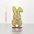 thumbnail image 3 of YWIYIUD 1PC Easter Rabbit Table Decorations Wooden Rabbit Spring Tiered Tray Decorations Farmhouse Rustic Table Centerpiece for Easter Home Spring Garden Party Tabletop Decor 6inch, 3 of 9