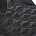 thumbnail image 6 of Bienzoe Women Casual Quilted Sleeveless Light Weight Vest Stretch Rib Black M, 6 of 7
