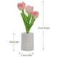 thumbnail image 3 of Lámpara de noche con forma de tulipán grande, simulación de ramo, luz nocturna para dormitorio, lámpara de noche, lámpara de ambiente, decoración del hogar, escritorio, 3 of 7