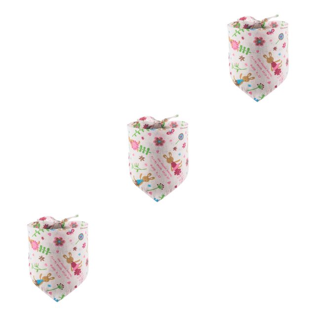 Methold Pets Slobber Tie Bufanda Pañuelo Toalla Regalo de vacaciones decorativo Babero Blanco Type1 NO1