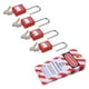 thumbnail image 1 of Kit De Bloqueo De Seguridad, Reutilizable, Larga Durabilidad, Resistencia Al Impacto, Bloqueos De Bloqueo Y Etiquetado Con Llaves, Etiquetas Loto Para Energía Eléctrica, 1 of 8