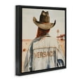 thumbnail image 3 of Stupell Industries Southwestern Glam Jacket Cowgirl Black Floating Frame Canvas Art, 18 x 18, by Amanda Greenwood, 3 of 8