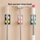 thumbnail image 2 of Mop Clip Cartoon Animal Pattern Plastic Mop Holder Strong Bearing Load Roller Design Swab Holder Adhesivo Clip De Hisopo Impermeable Para Baño 4Pcs Guardurnaity HA012803-00, 2 of 7