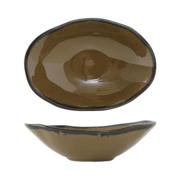 Tuxton GAS-402 Vitrified China Capistrano Bowl Sagebrush - 11.5 oz - 1 Dozen