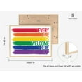 thumbnail image 2 of Haus and Hues Pride Artwork Rainbow Wall Art - Gay Pride Decor Rainbow Poster | Rainbow Wall Decor Gay Art Wall Art, 2 of 6