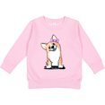 thumbnail image 2 of Inktastic Corgi Puppy Girl Toddler Sweatshirt, 2 of 4