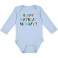 thumbnail image 3 of Inktastic Happy Birthday Mommy Boys or Girls Long Sleeve Baby Bodysuit, 3 of 5