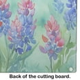thumbnail image 3 of Texas Bluebonnets in Watercolor Glass Cutting Board Large 12 in x 15 in, 3 of 5