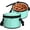Cyan, variant on Yalilong 2 Pack 11X7 Inch Round Lunch Bag, Reusable Insulated Thermal Casserole Carrier Bag, Potluck, Picnics or Hot and Cold Food Delivery (Black)