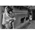 thumbnail image 2 of Das, Avishek 24x17 Black Ornate Wood Framed with Double Matting Museum Art Print Titled - Mother A Child 1, 2 of 4