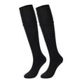 thumbnail image 3 of Spencer 2 Pairs Thigh High Socks for Women over the Knee High Socks Long Boot Stockings Leg Warmers for Girls One Size, Black, 3 of 10