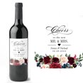 thumbnail image 2 of Etiqueta de vino de boda personalizada, recuerdo floral, logotipo personalizado, suministros para fiesta de boda., 2 of 5