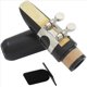 thumbnail image 4 of 3X Kit de Boquilla, Incluye Ligadura + Caña de Clarinete 2.5 + Boquilla de Clarinete Negro Tapa de Plástico Accesorios para Instrumentos Musicales, 4 of 5