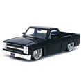 thumbnail image 2 of 1985 Chevrolet C-10 Pickup Truck Black with Wire Wheels "Just Trucks" Series 1/24 Diecast Model Car by Jada, 2 of 3