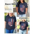thumbnail image 6 of XCHQRTI Womens Plus Size Graphic Tees Faith T-Shirts Christian Tshirt Casual Short Sleeve Tops, 6 of 8